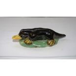 Australian pottery platypus figure