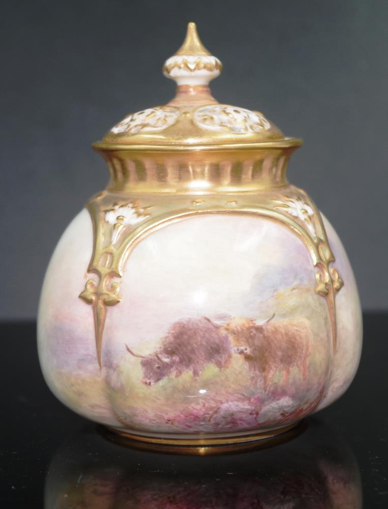 Royal Worcester Harry Stinton pot pouri