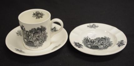 Wedgwood 'Clovelly' cup & saucer & ashtray