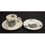 Wedgwood 'Clovelly' cup & saucer & ashtray