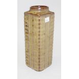 Chinese brown glazed ceramic table vase