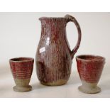 Milton Moon Jug and 2 beakers