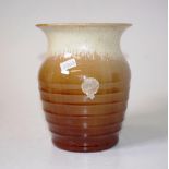 Remued Australian pottery vase