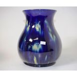 Large McHugh Australian blue pottery vase