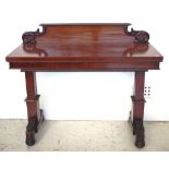 Victorian mahogany side table