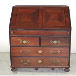 19th century European hardwood bureau desk