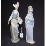 Two Lladro ceramic figures