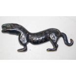 Chinese bronzed metal animal figure