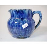 John Campbell blue glaze jug