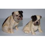 Two Royal Doulton K series Bulldogs