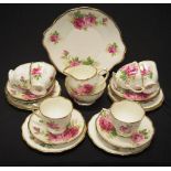 Royal Albert "American Beauty" teaset for 6