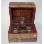 Vintage book form cased liqueur set