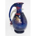 Australian molten art glass ewer