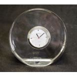 Orrefors crystal clock