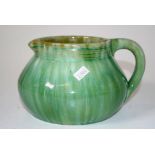John Campbell green glaze jug