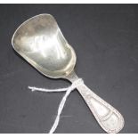 George V sterling silver caddy spoon