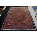 Large Meshed Emoglis wool rug