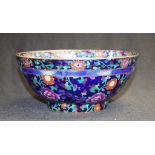 Booths 'Jacobean' hand painted serving bowl