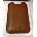 Bally leather card case