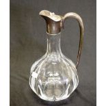 Sterling silver topped decanter