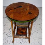 Antique specimen timber table