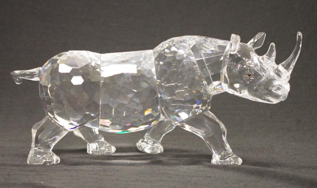 Swarovski limited edition Rhinoceros figure - Image 3 of 6