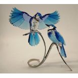 Swarovski roller blue/turquise paradise bird