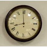 19th century English 8 day fusee wall clock