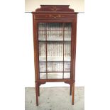 Antique Sheraton Revival display cabinet