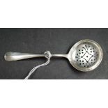 Sterling silver sifting spoon