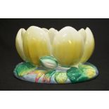 Clarice Cliff 'water lily' centrepiece bowl