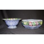 Two Maling Clematis bowls