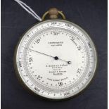 Short & Mason travelling barometer