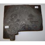 Vintage Australia geographic printing plate