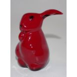 Royal Doulton flambe lop eared rabbit