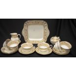 Wedgwood Gold Florentine part teaset