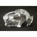 Swarovski crystal Buffalo/Bison figurine