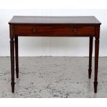 Antique English mahogany side table