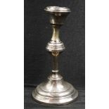 George V sterling silver candlestick