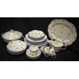 Shelley blossom decorated part dinner set