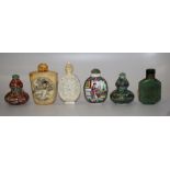 Group six Chinese snuff bottles
