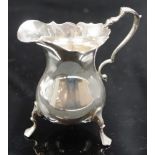 Elizabeth II sterling silver cream jug