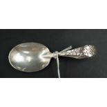 Japanese silver child's feeding spoon