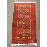 Handmade middle eastern small rug