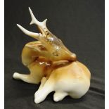 Royal Dux deer figure