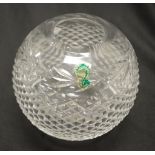 Waterford crystal rose bowl