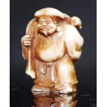 Japanese carved figural netsuke