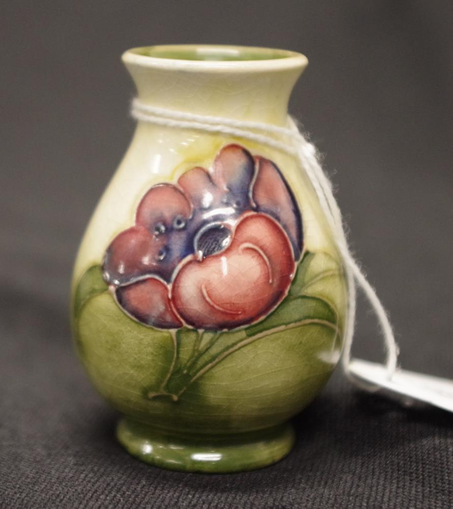 Miniature Moorcroft Anemone vase