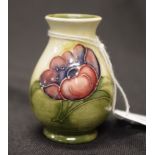 Miniature Moorcroft Anemone vase