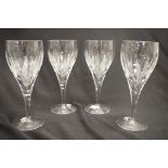 Four Royal Doulton wine glasses